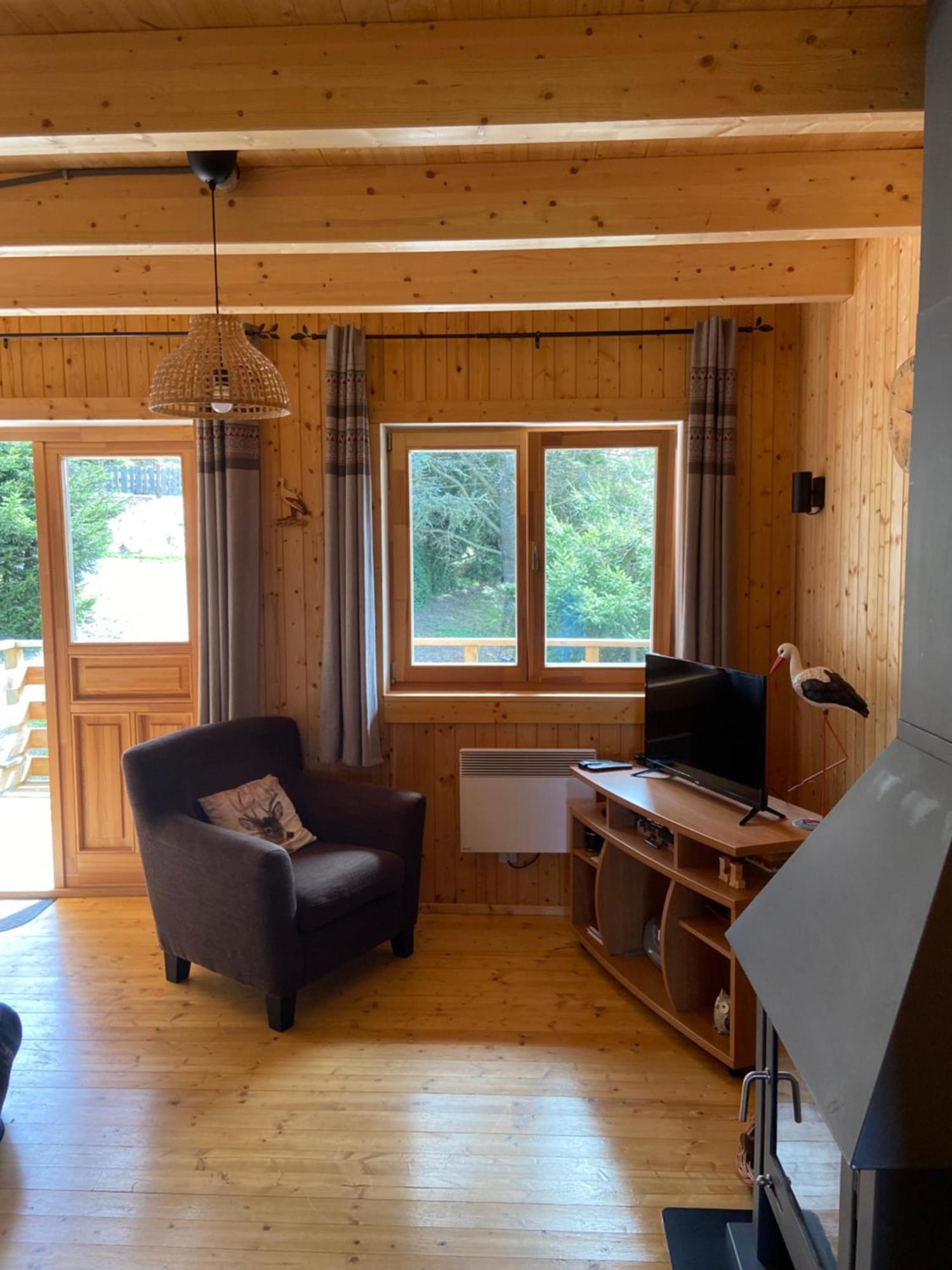 Chalet Authentique Au Calme, En Lisiere De Foret, Montagne, Sentiers 15Mn Gerardmer & Alsace "Chalet Mon Beau Sapin" Anould Luaran gambar